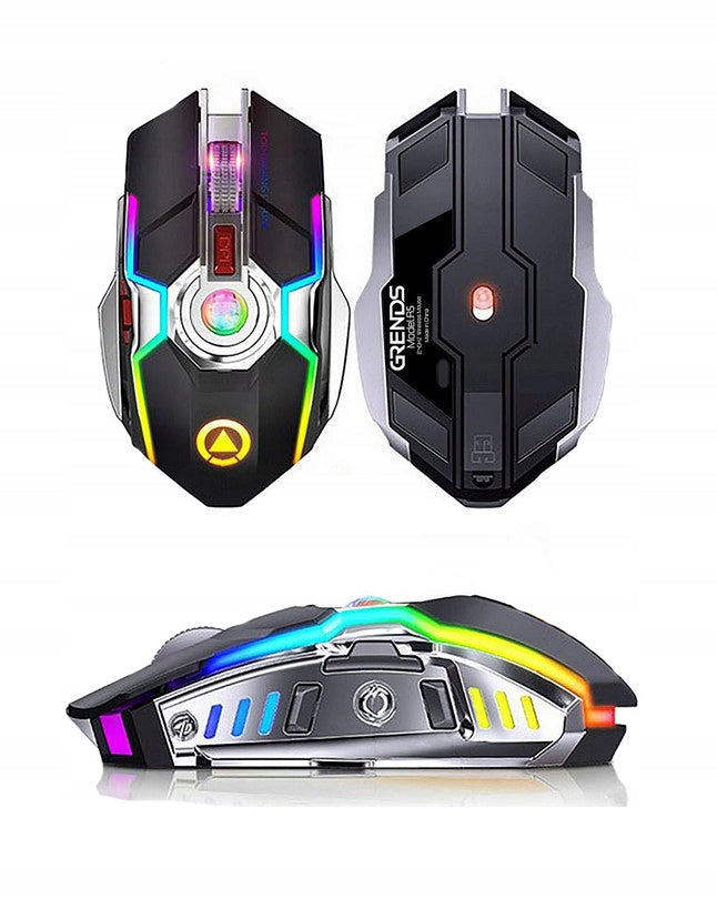 PROFESSIONAL SILENT GAMING MOUSE BACKLIT Color black