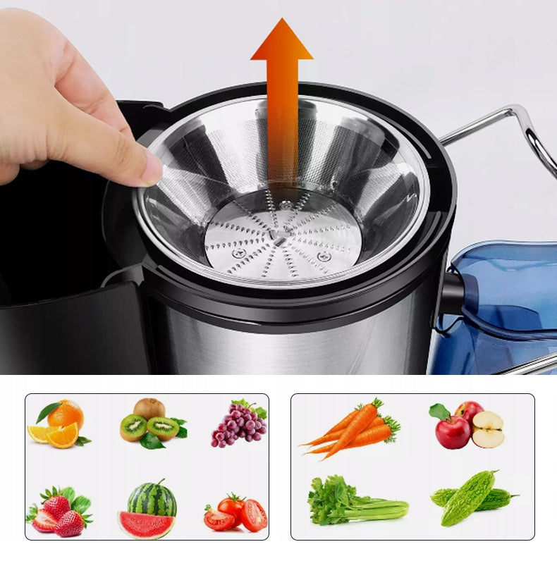 PROFESSIONAL STAINLESS STEEL JUICER EASY CLEANING MICRO FILTER Brand Bedee