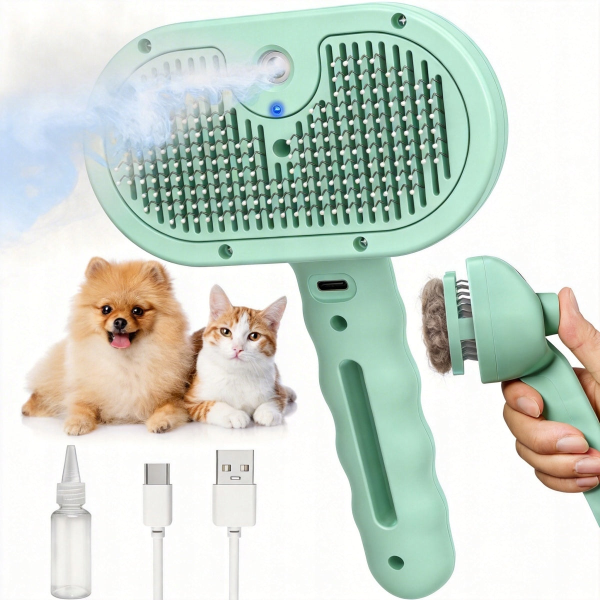 PROFESSIONAL STEAM BRUSH FOR PET CAT DOG - LATEST MODEL 2026 Brand no brand