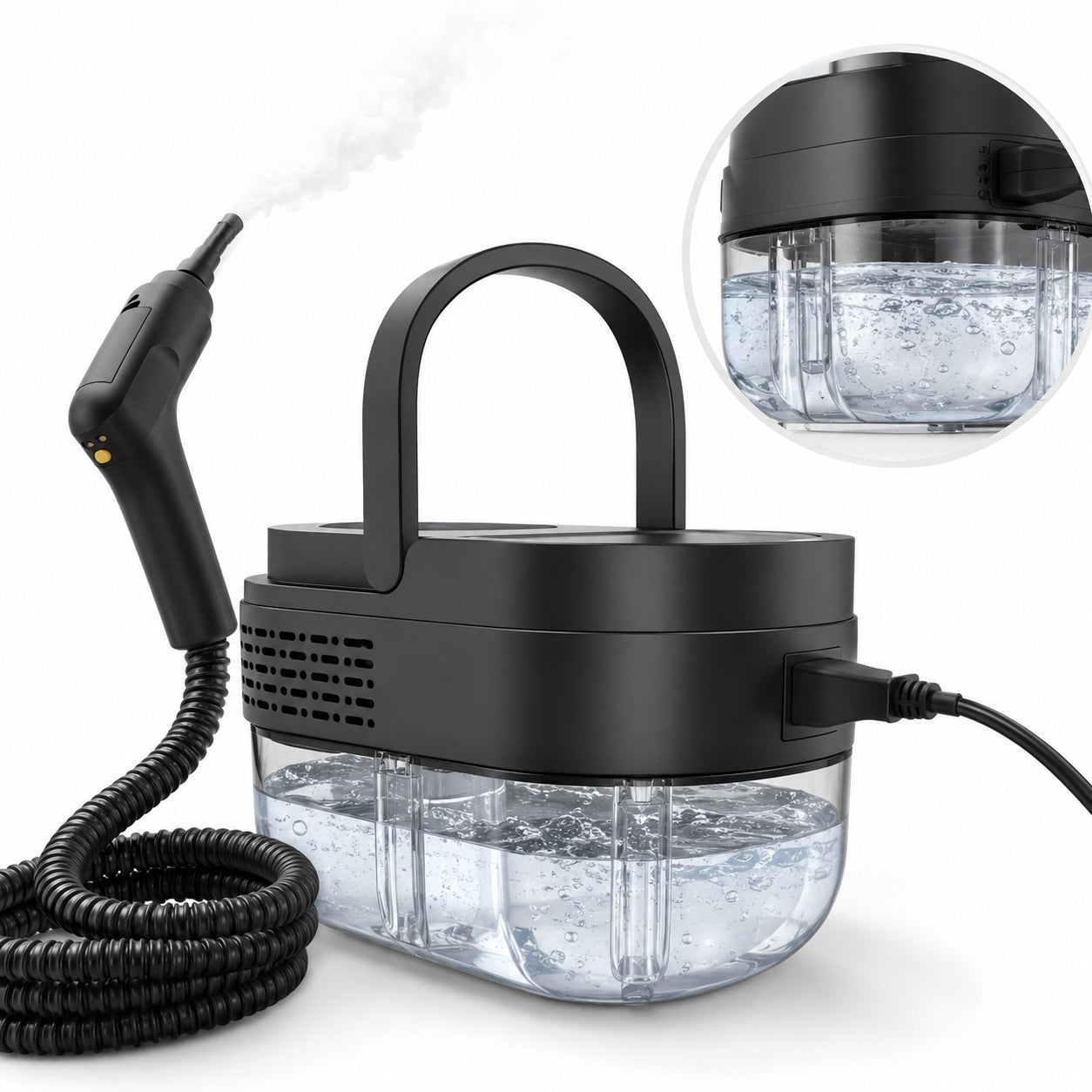 PROFESSIONAL STEAM CLEANER KIT STEAMER 3BAR 2500W 1600ML LARGE TANK Brand LynkCust