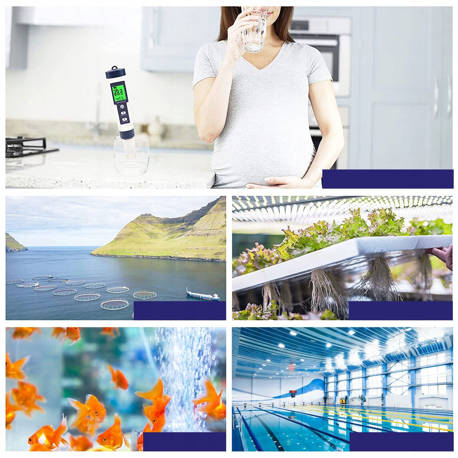 PROFESSIONAL TDS METER DIGITAL WATER TESTER WITH LCD SCREEN, FOR DRINKING WATER Packaging status original