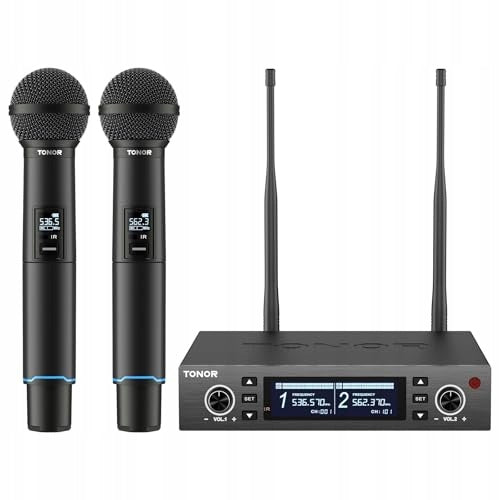 PROFESSIONAL TONOR WIRELESS MICROPHONE SYSTEM for Wedding Home Manufacturer code Bez marki