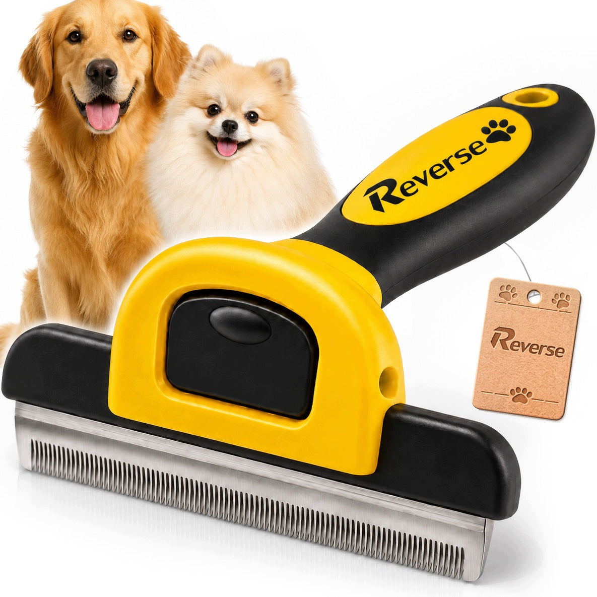 PROFESSIONAL TRIMMER CARDED CAT DOG BRUSH FOR HAIR DEAD HAIR