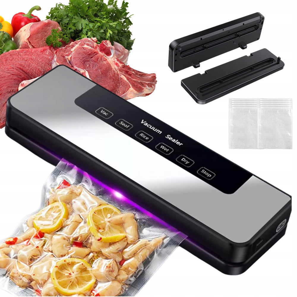 PROFESSIONAL VACUUM PACKAGING MACHINE WITH 30 BAGS AND 120W POWER