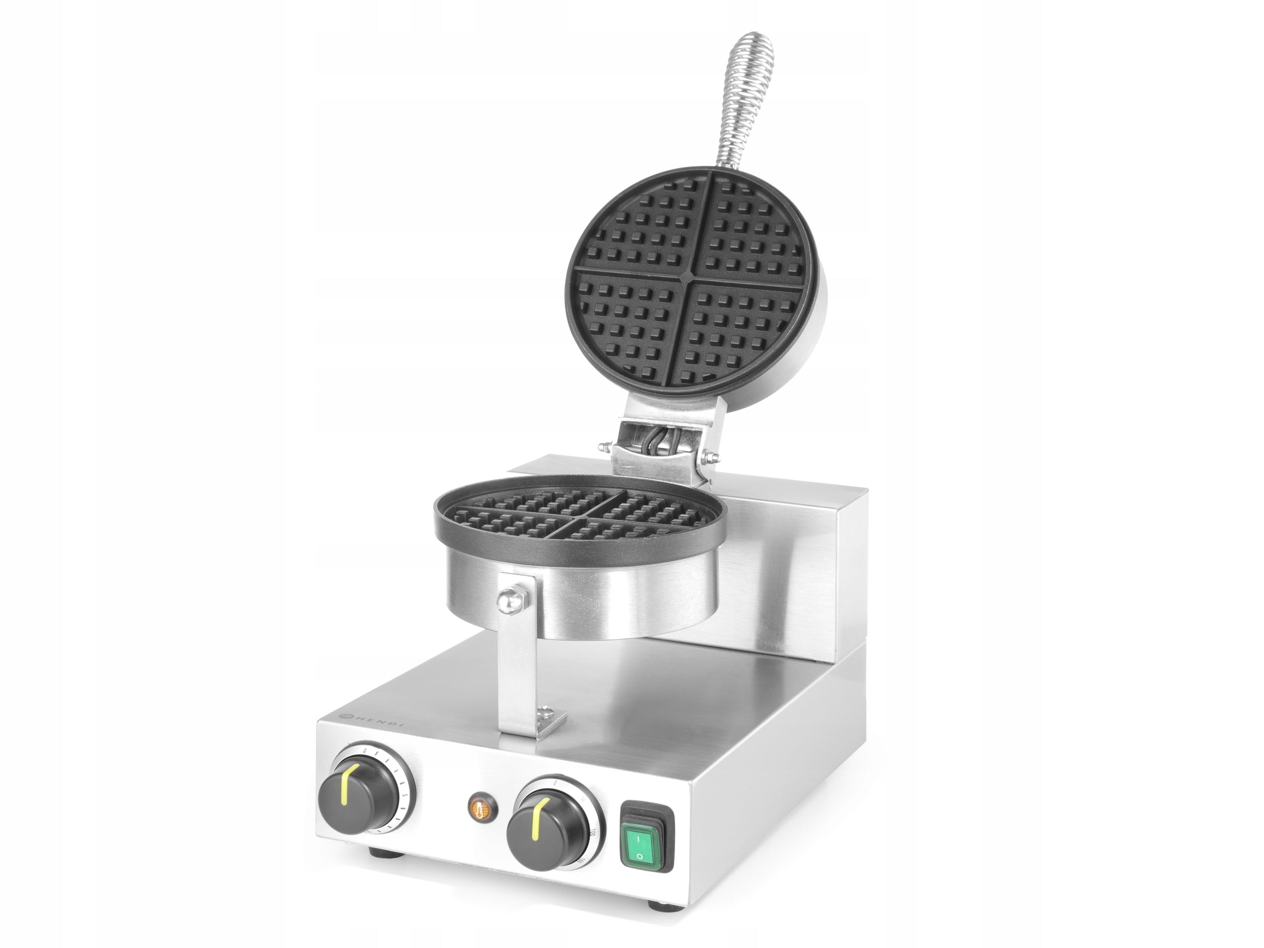 PROFESSIONAL WAFFLE MAKER TOASTER FOR ROUND BELGIAN WAFFLES 1000W