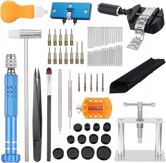 PROFESSIONAL WATCH REPAIR KIT FOR WATCH REPAIR 81 ELEMENTS