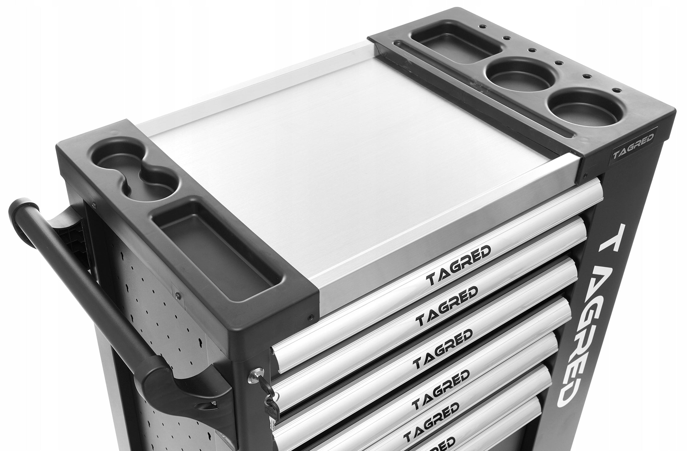 PROFESSIONAL WORKSHOP CABINET SERVICE TOOL CART STEEL COUNTERTOP Product weight with unit packaging 60 kg