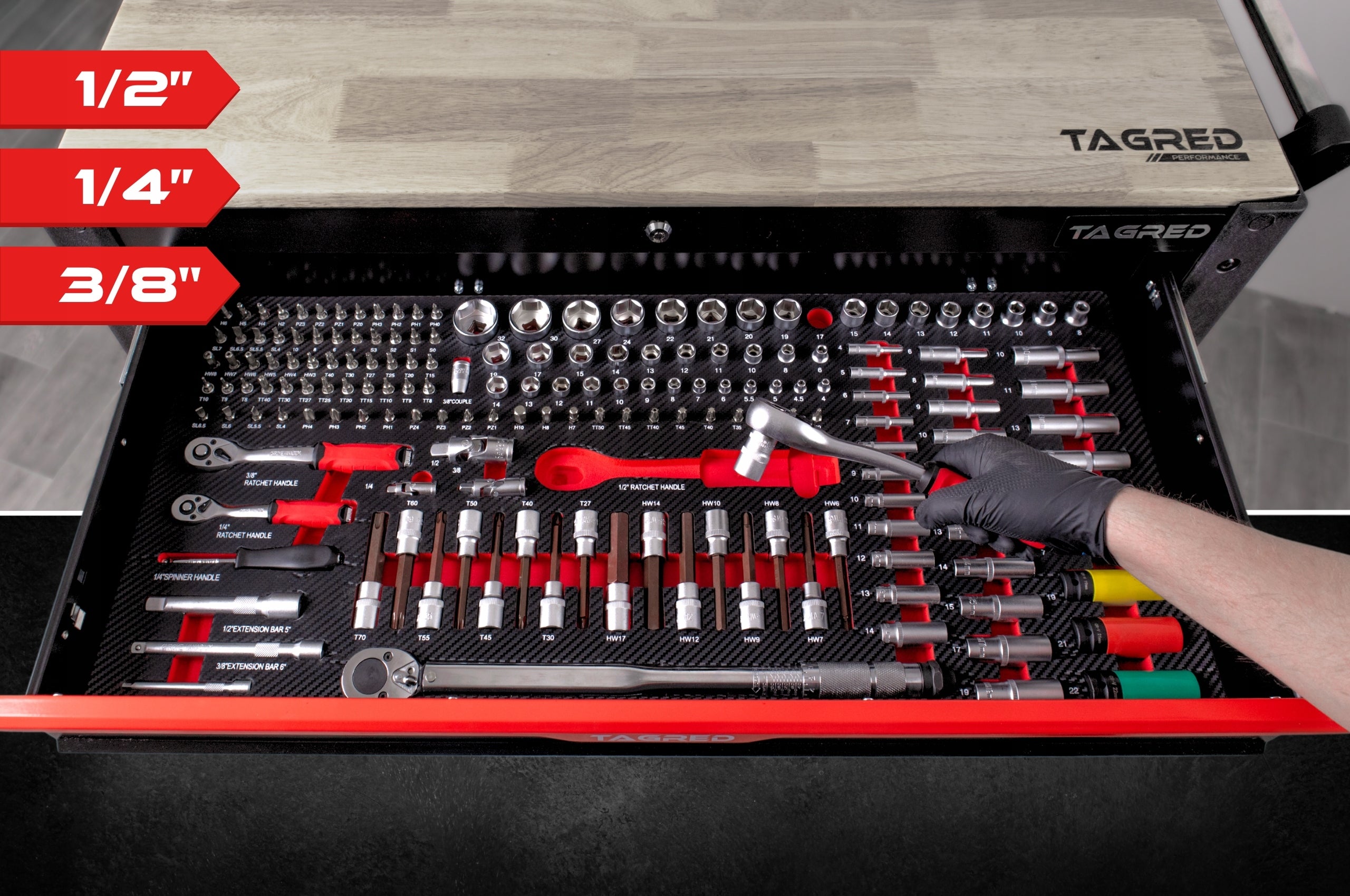 PROFESSIONAL WORKSHOP CABINET TOOL TROLLEY JUMBO 12 DRAWERS 691-el Product weight with unit packaging 122 kg