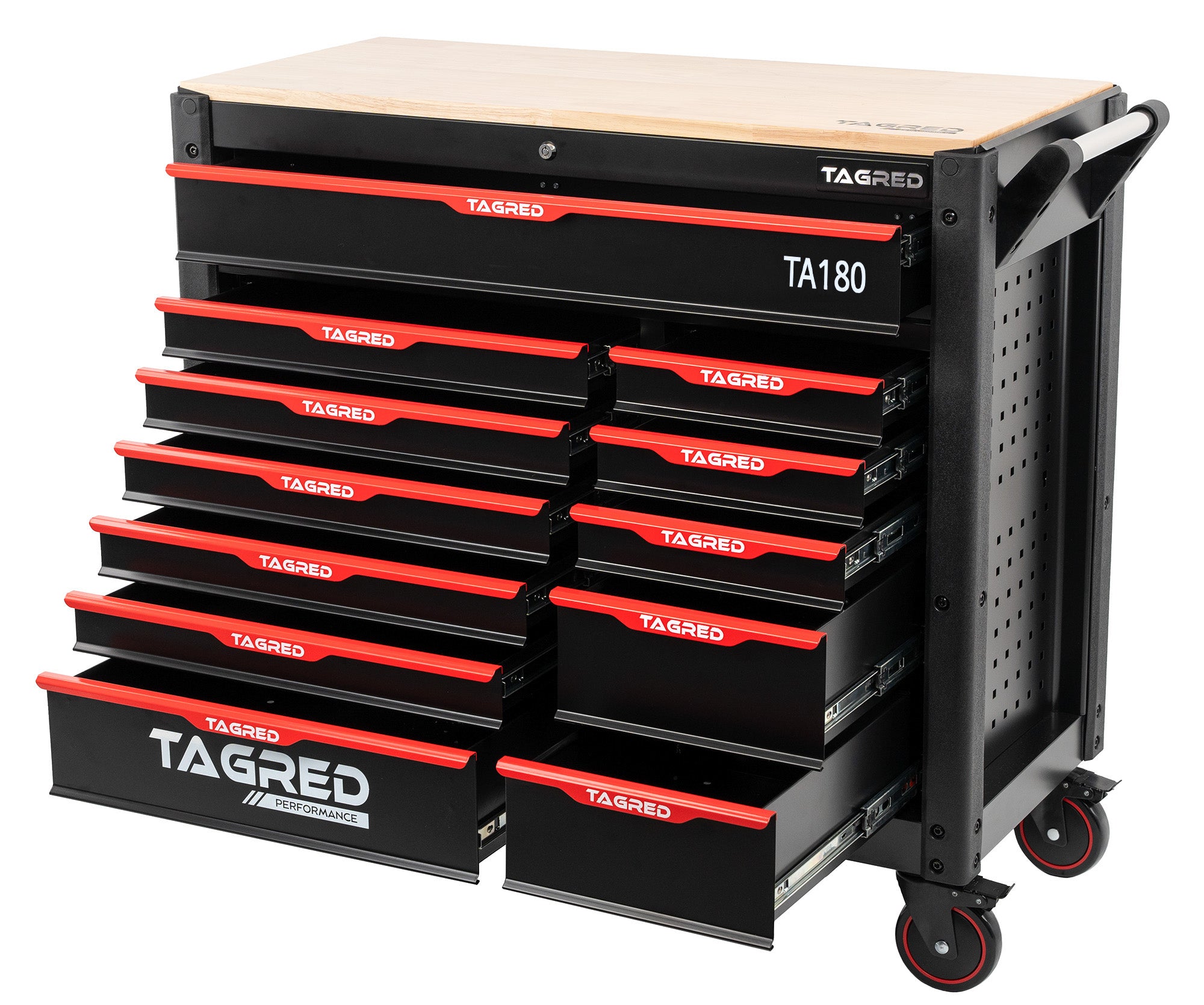 PROFESSIONAL WORKSHOP CABINET TOOL TROLLEY LARGE JUMBO XXL 12 DRAWERS Manufacturer code TA180 5903293512340