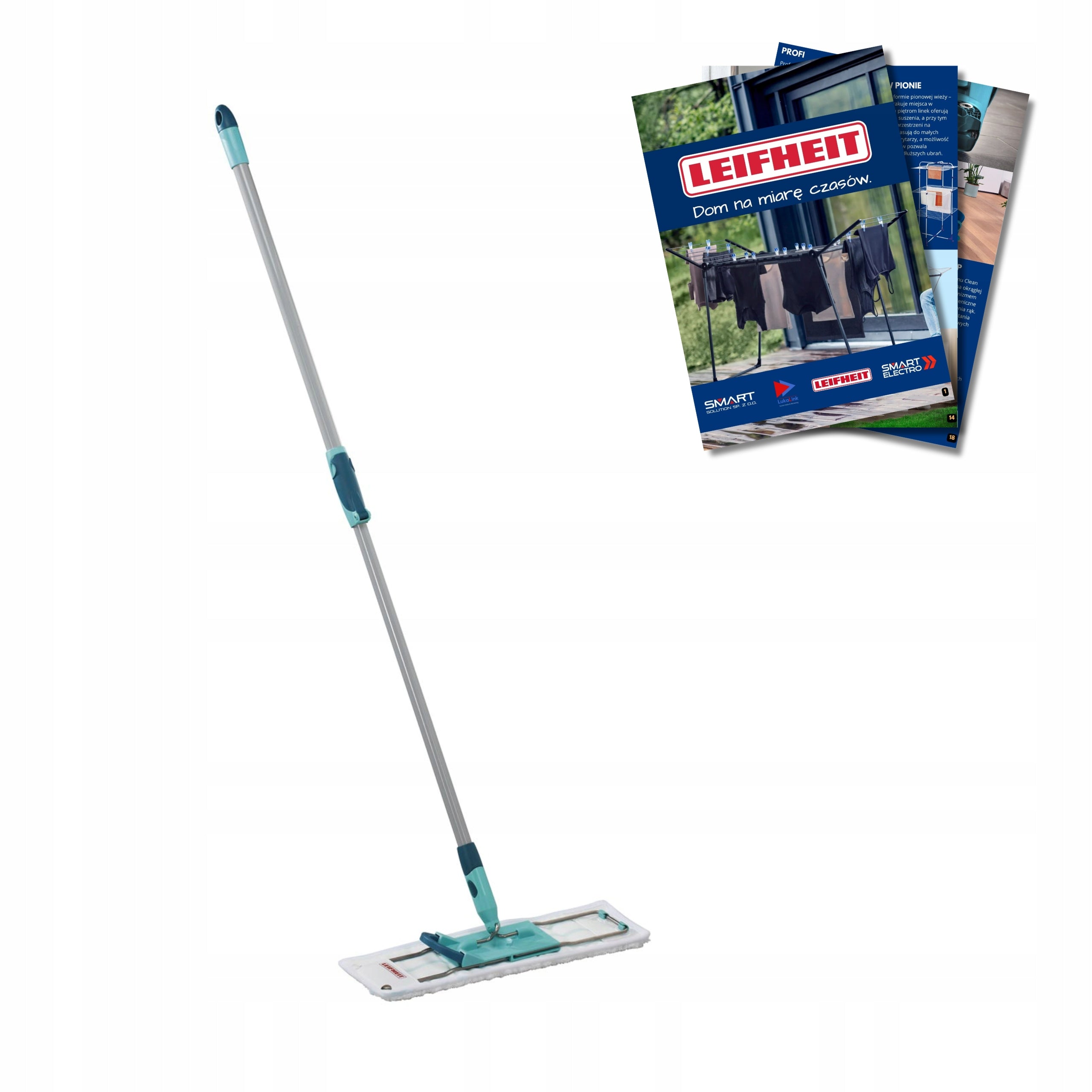 PROFI XL MOP WITH LEIFHEIT 55049 TELESCOPIC POLE + EBOOK