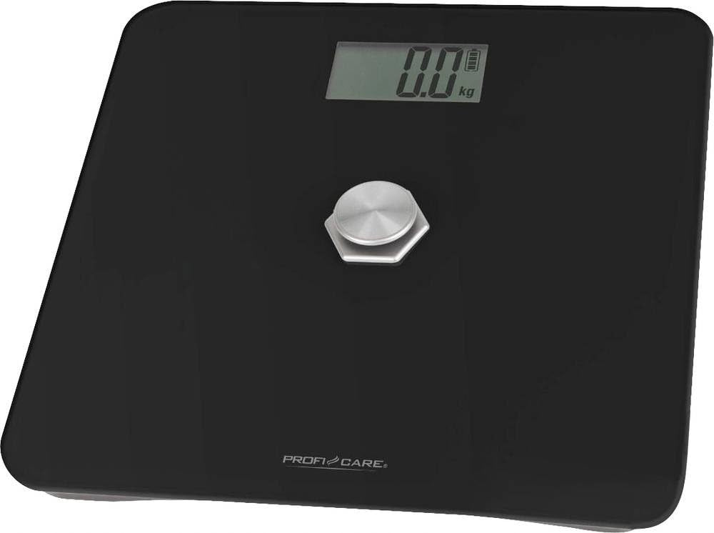 PROFICARE Personal Scale Without Battery With Range 5kg-180kg LCD Black