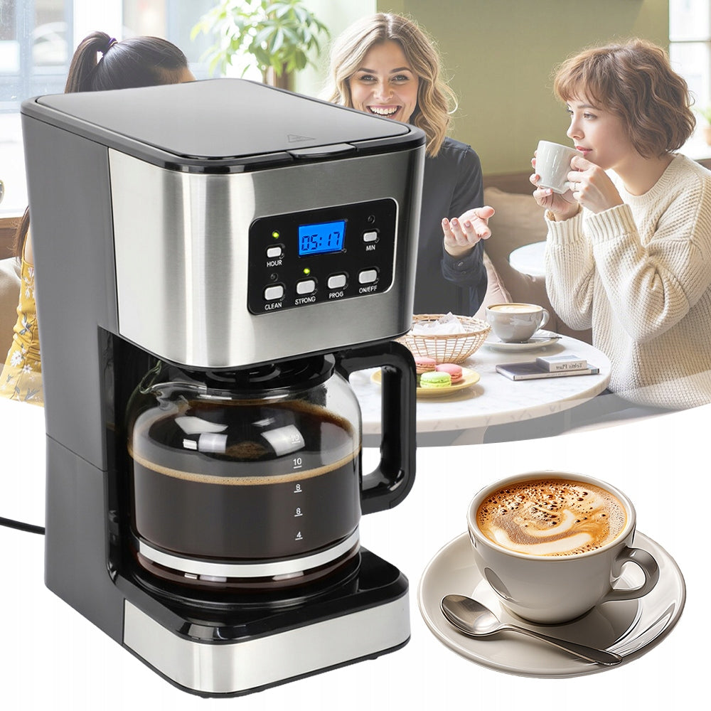 PROGRAMMABLE COFFEE MAKER 1.5L 950W WITH ANTI-CAKING SYSTEM Manufacturer code B0C1B4DR8C