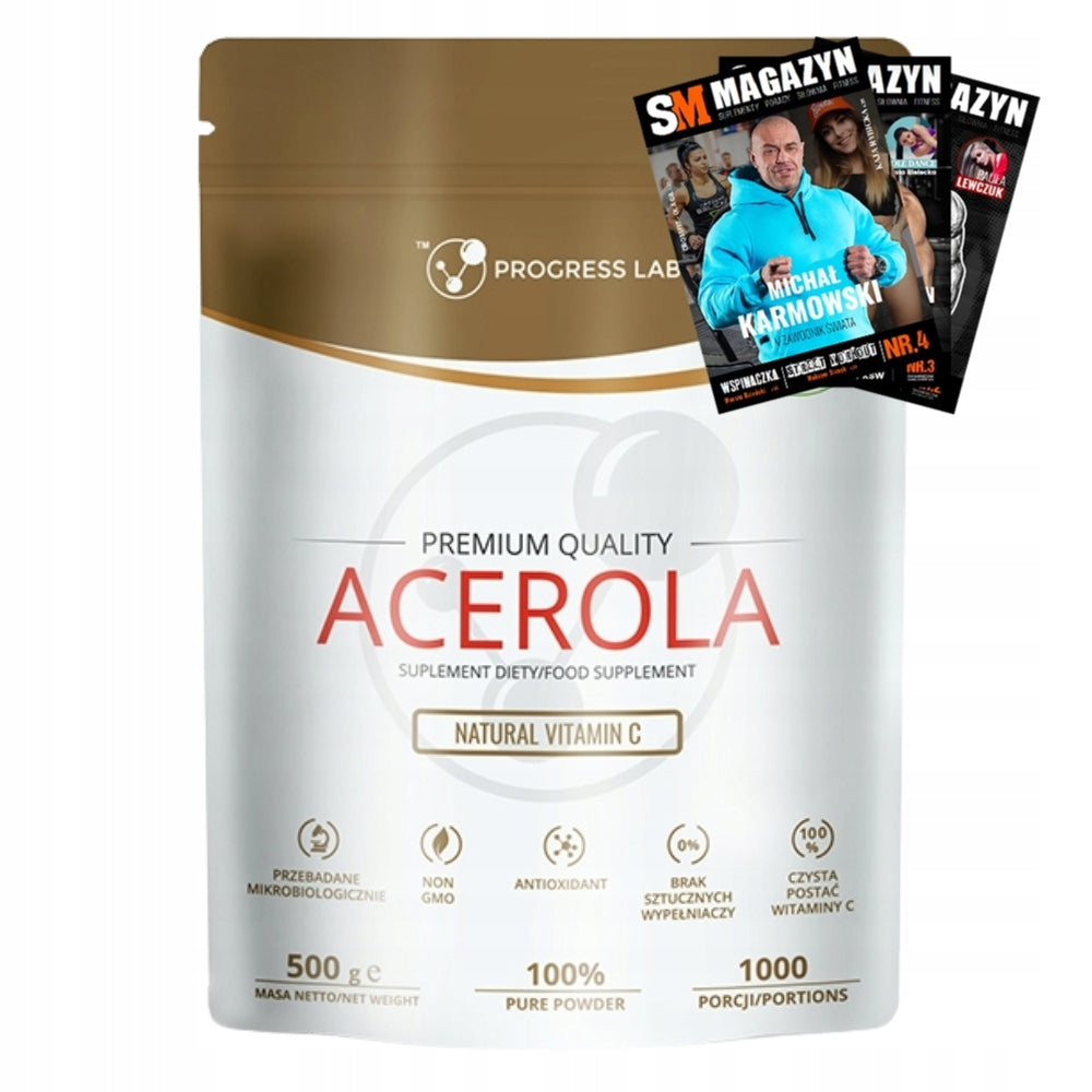 PROGRESS LABS ACEROLA NATURAL VITAMIN C 500g