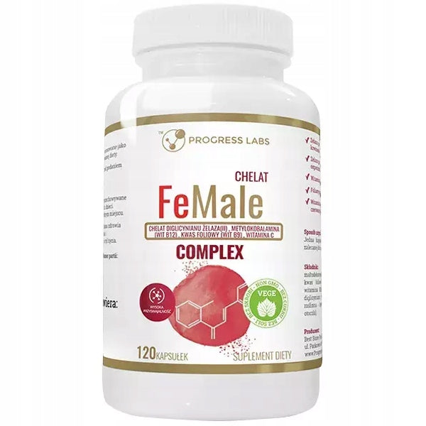 PROGRESS LABS IRON VITAMIN C FOR WOMEN 120CAPS