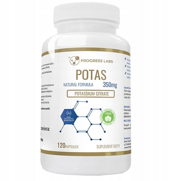 PROGRESS LABS POTASSIUM 350mg 120k BONES