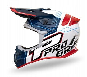 PROGRIP HELMET CROSS PG3080 ADVENTURE BLUE WHITE RED SIZE. S Manufacturer no brand