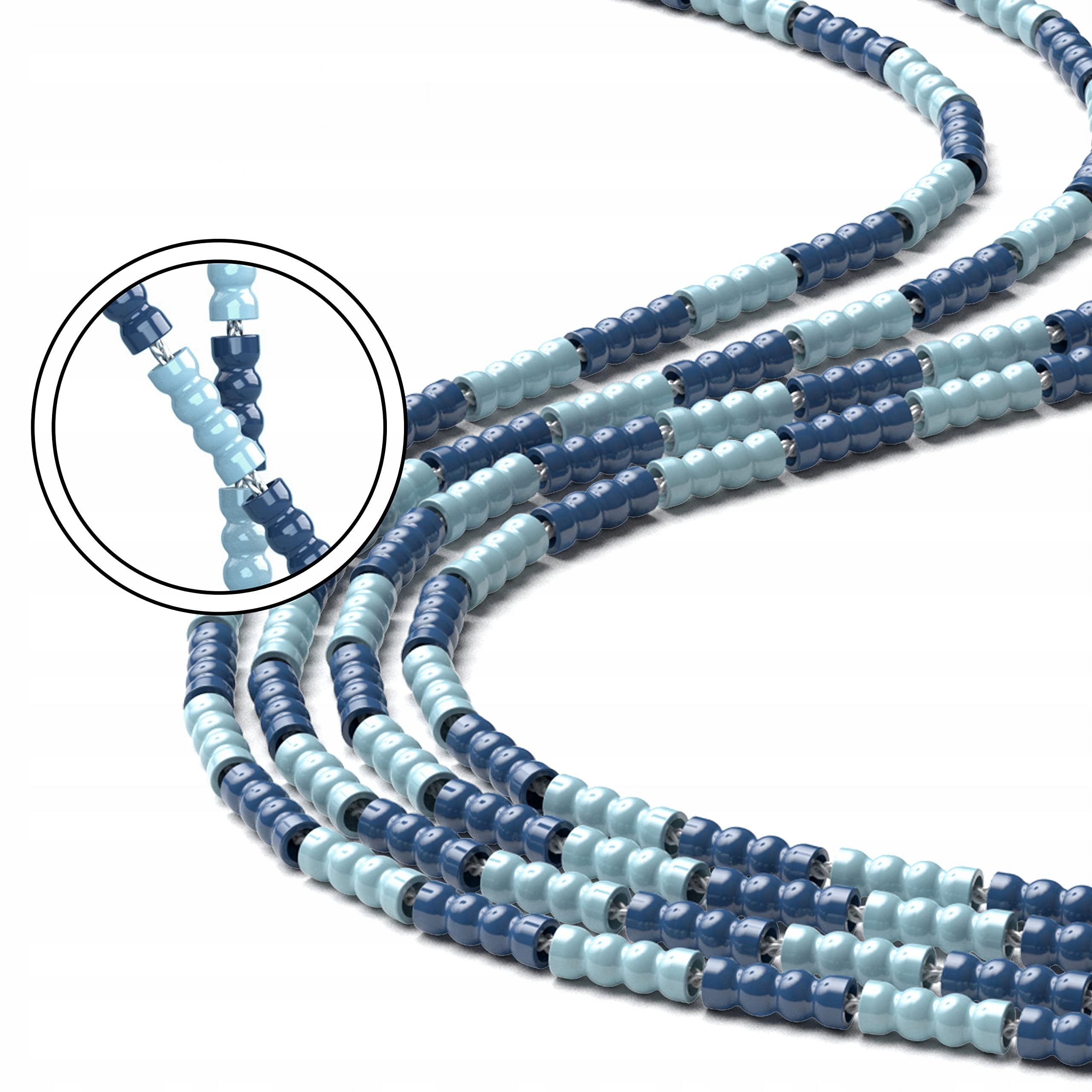 PROIRON Beaded Jump Rope for Children 2,8 m Blue Manufacturer code PRO-TS06-2