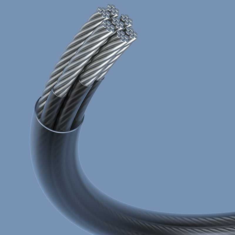 PROIRON Jump rope 2in1 with rope and without fitness cable grey-green Rope length 100 cm