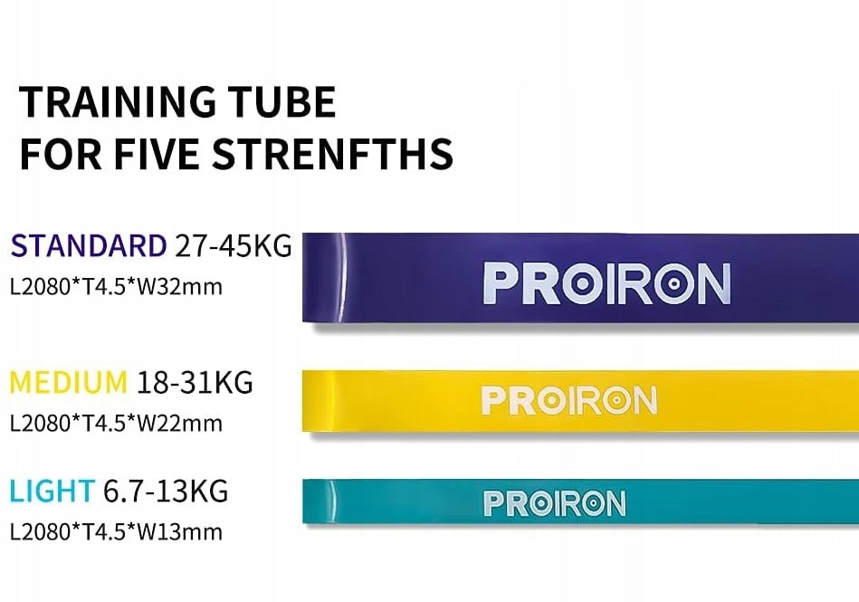 PROIRON Resistance bands, set Brand Proiron