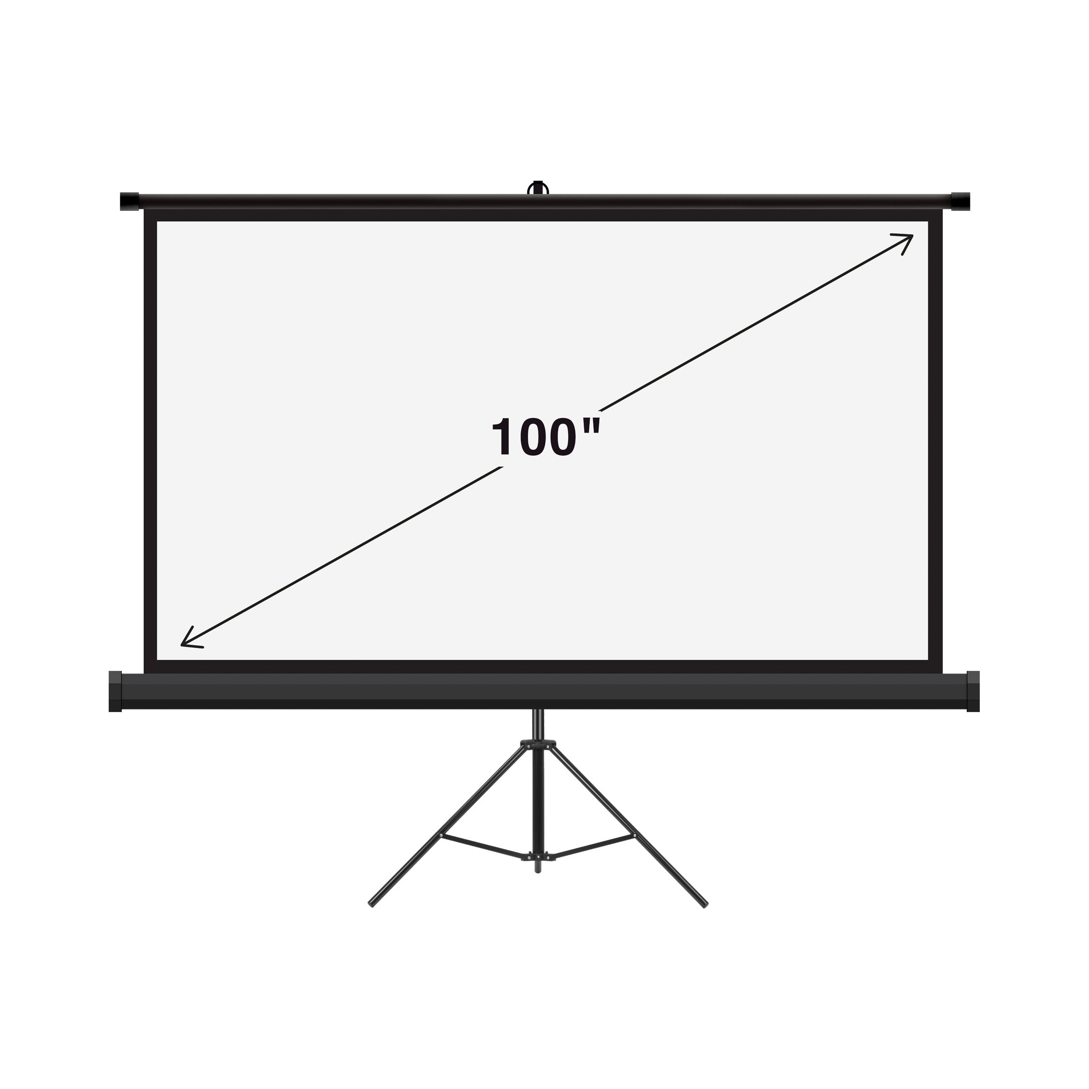 PROJECTION SCREEN 100 INCHES FOR PROJECTOR 16:9 221X124 CM + TRIPOD