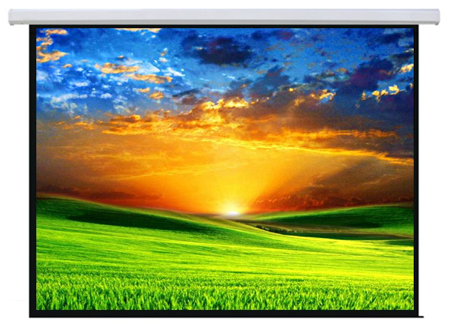 PROJECTION SCREEN 200x150cm ELECTRIC 100'' 4:3 REMOTE CONTROL 4K MACLEAN MC-592 Packaging status original