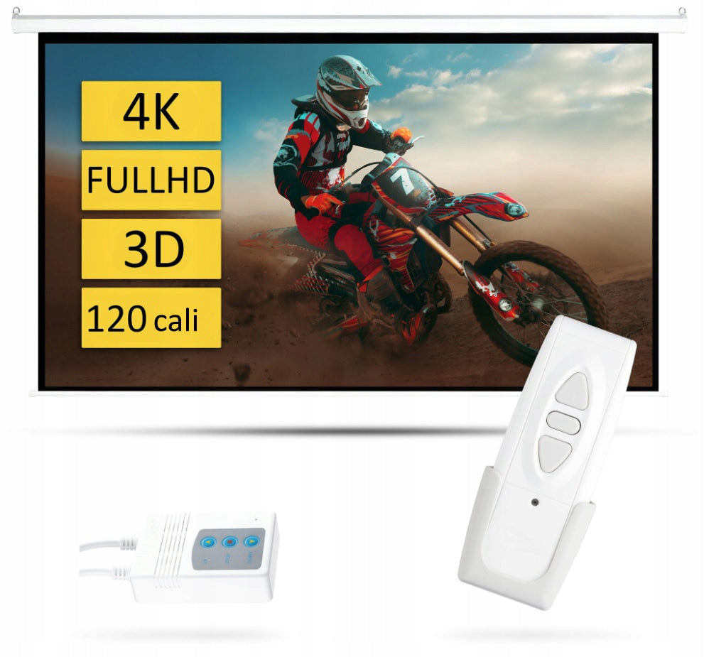 PROJECTION SCREEN 240x180 120" ELECTRIC