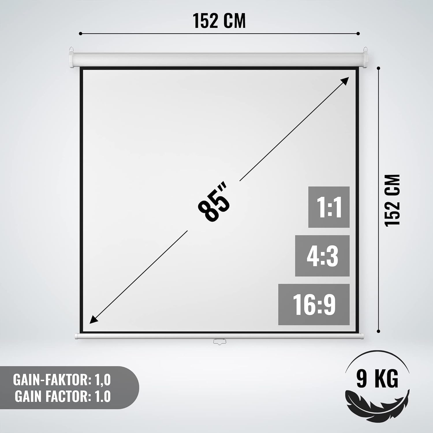 PROJECTION SCREEN FOR PROJECTOR CINEMA SCREEN Brand no brand