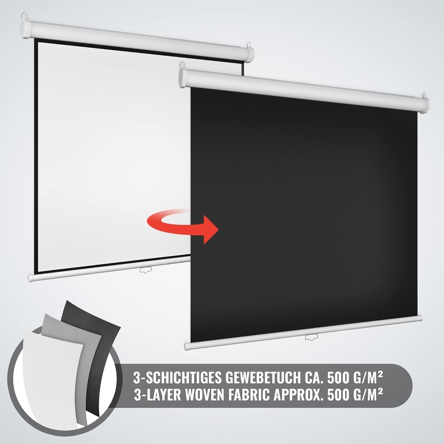 PROJECTION SCREEN FOR PROJECTOR CINEMA SCREEN Packaging status original