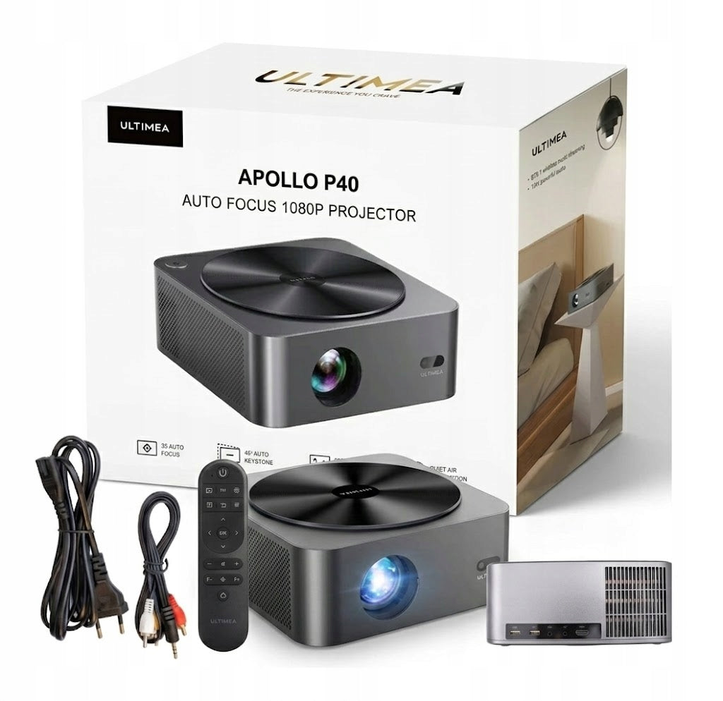 PROJECTOR 4K UHD 1080 WIFI 700 ANSI HDR10 ULTIMEA APOLLO P40