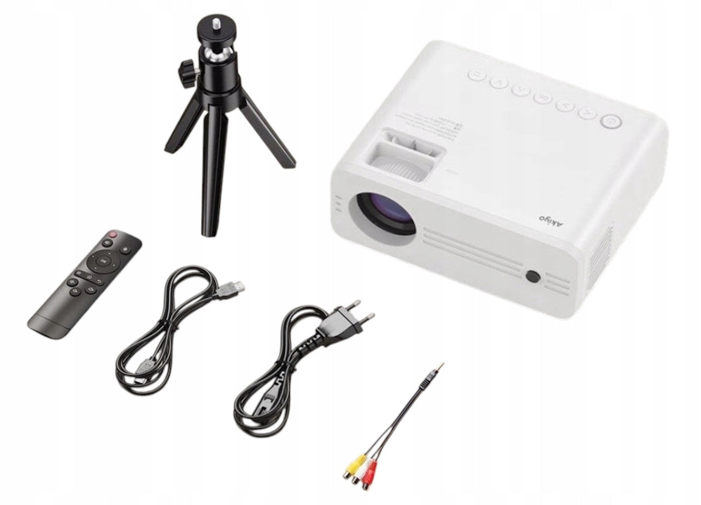 PROJECTOR AKIYO O7 Full HD 1080p WiFi Bluetooth HDMI USB WHITE Packaging status original