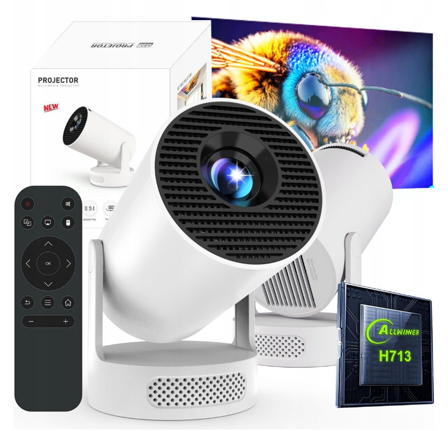 PROJECTOR ANDROID TV 4K WIFI FULL HD PORTABLE SMART SPEAKER