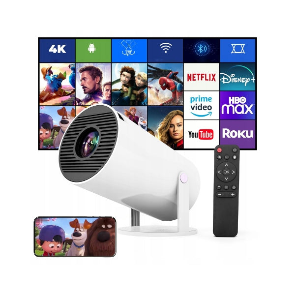 PROJECTOR ANDROID TV 4K WIFI ULTRA HD PORTABLE SMART SPEAKER CINEMA Manufacturer code 5907339790150