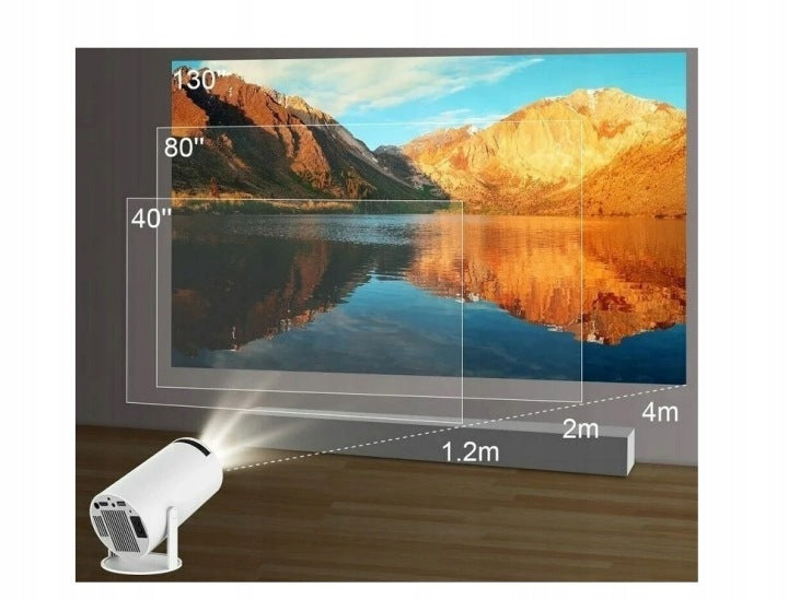 PROJECTOR ANDROID TV WIFI HD SMART ROTATING HY300 PRO Grey Brand Magcubic