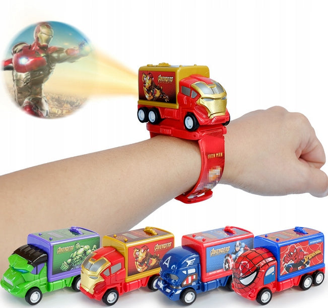 PROJECTOR CAPTAIN AMERICA CAR AUTO GIFT WATCH FOR KIDS Manufacturer code RF-103 KAPITAN AMERYKA