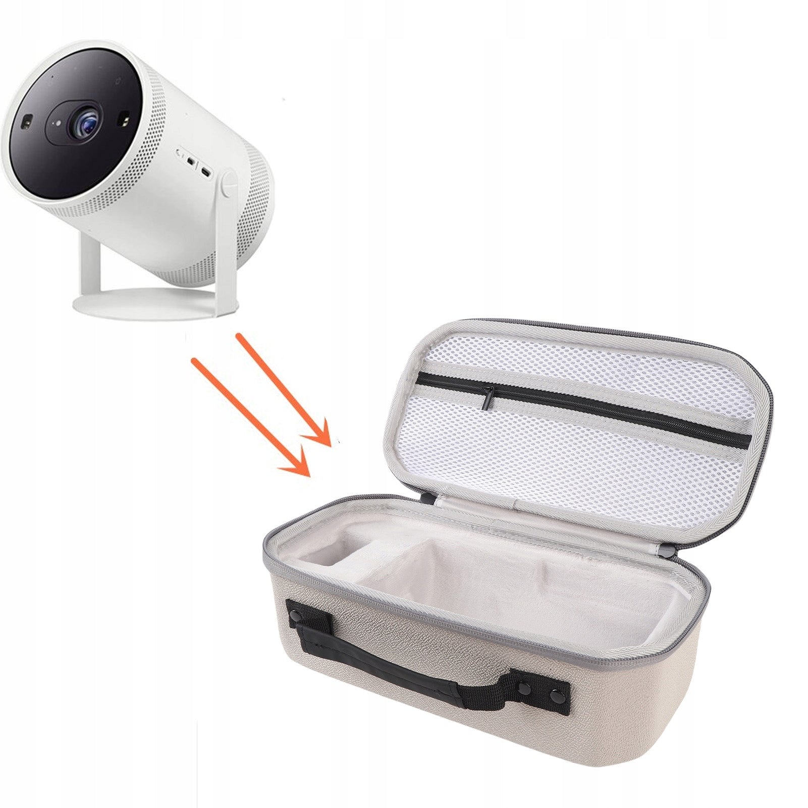 PROJECTOR CASE CARRYING CASE FOR CAPSULE 3 1080P HY300 Packaging status original