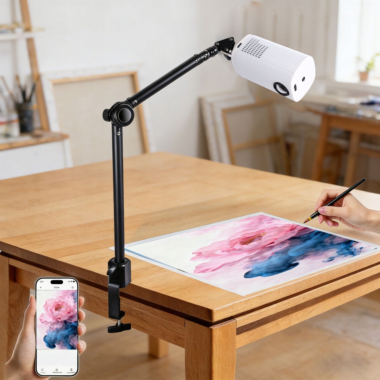 PROJECTOR FOR LEARNING TO DRAW LED PAINTING 1920x1080 Packaging status original