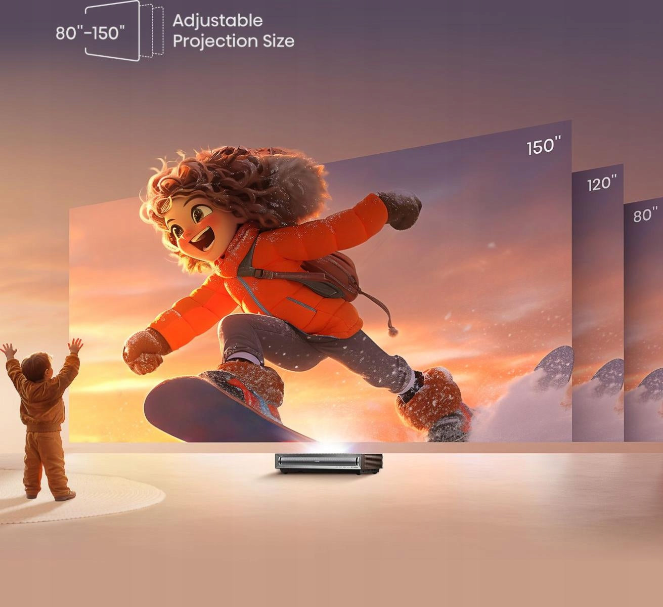 PROJECTOR HISENSE PX3-PRO 4K UHD (3840 x 2160), 3000 ANSI LUMEN Model PX3-PRO