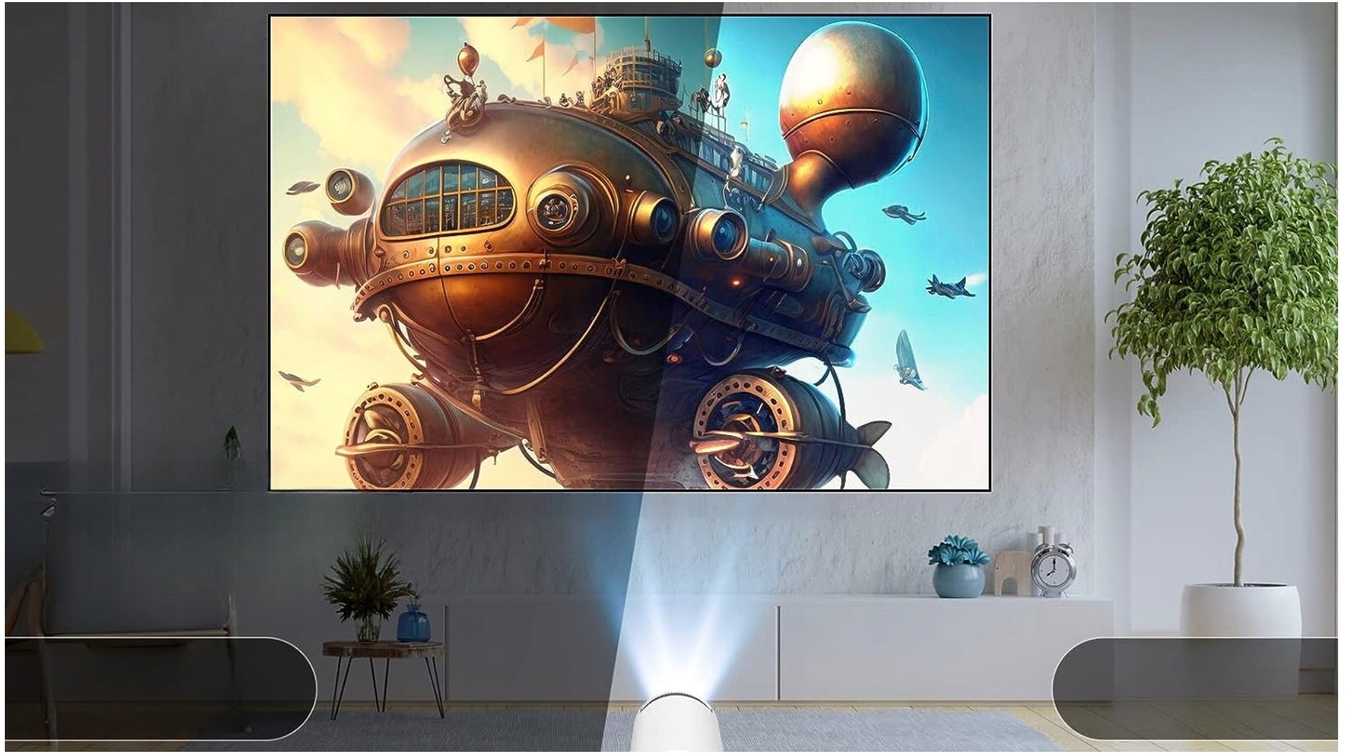 PROJECTOR HY300 PRO HD TV 130'' ANDROID WIFI PORTABLE ROTARY Manufacturer code HY300 PRO