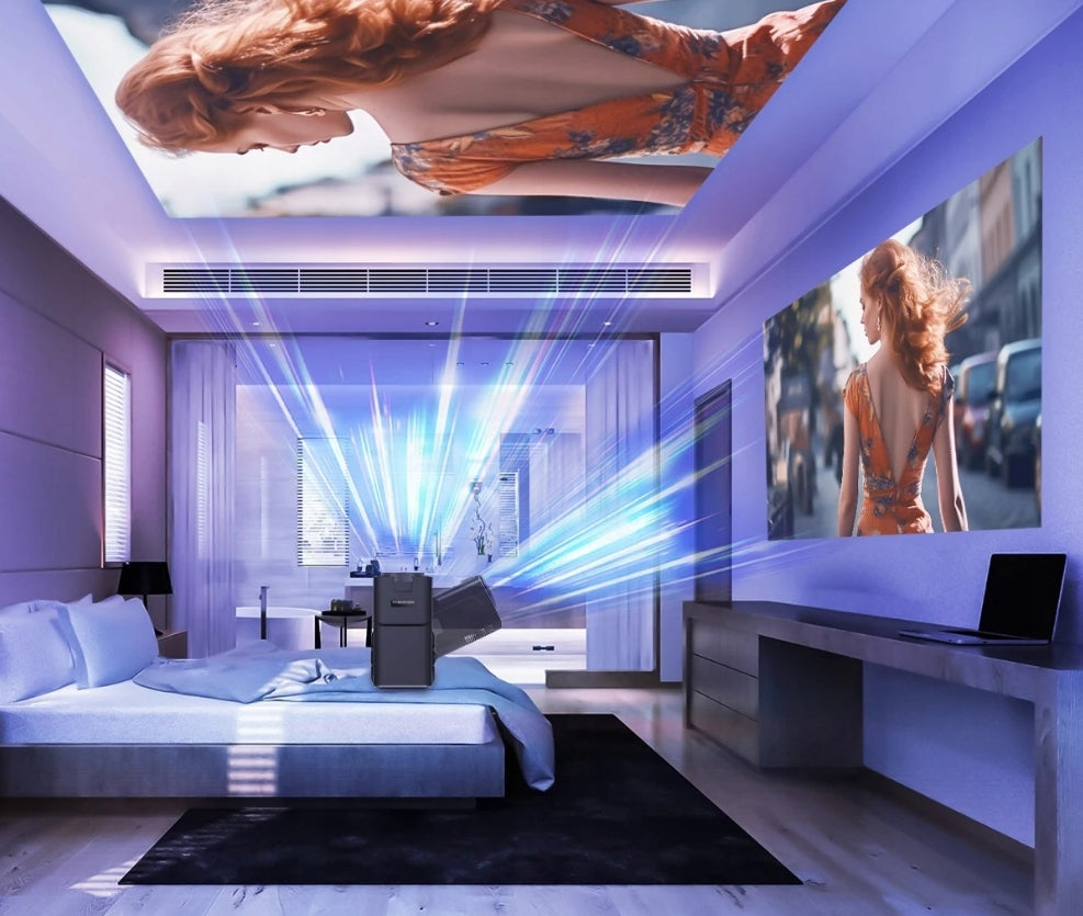 PROJECTOR HY320 ANDROID TV WIFI PORTABLE ROTARY SPEAKER UP TO 150" Manufacturer code projektor rzutnik