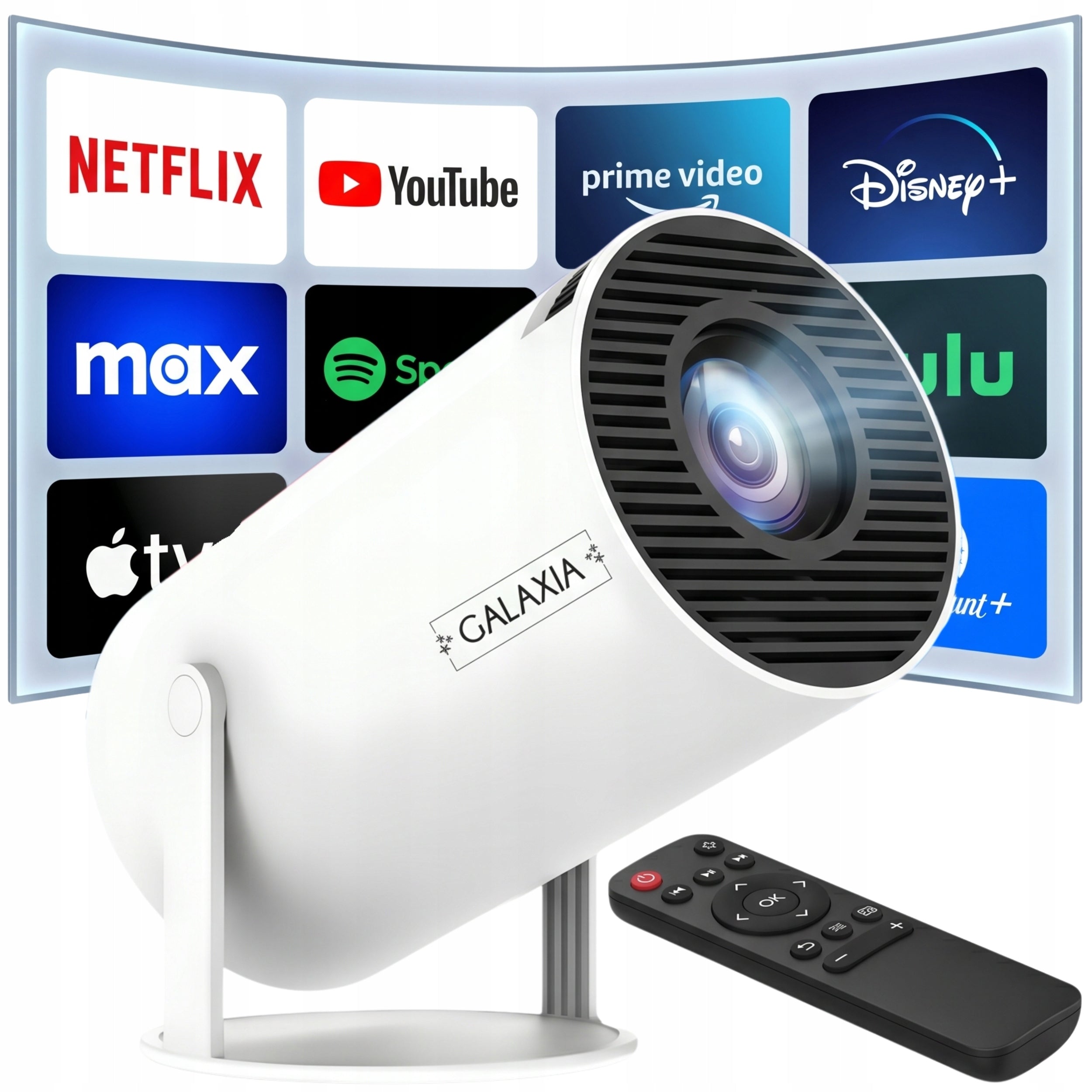 PROJECTOR LED PROJECTOR MULTIMEDIA WIFI ANDROID PORTABLE SMART TV SPEAKER