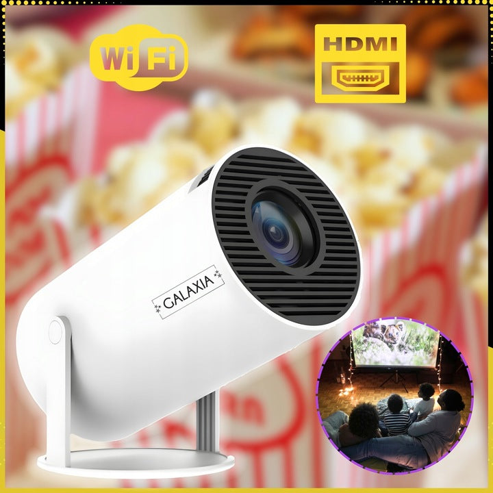 PROJECTOR LED WIFI FULL HD SMART TV ANDROID MINI PORTABLE WHITE Packaging status original