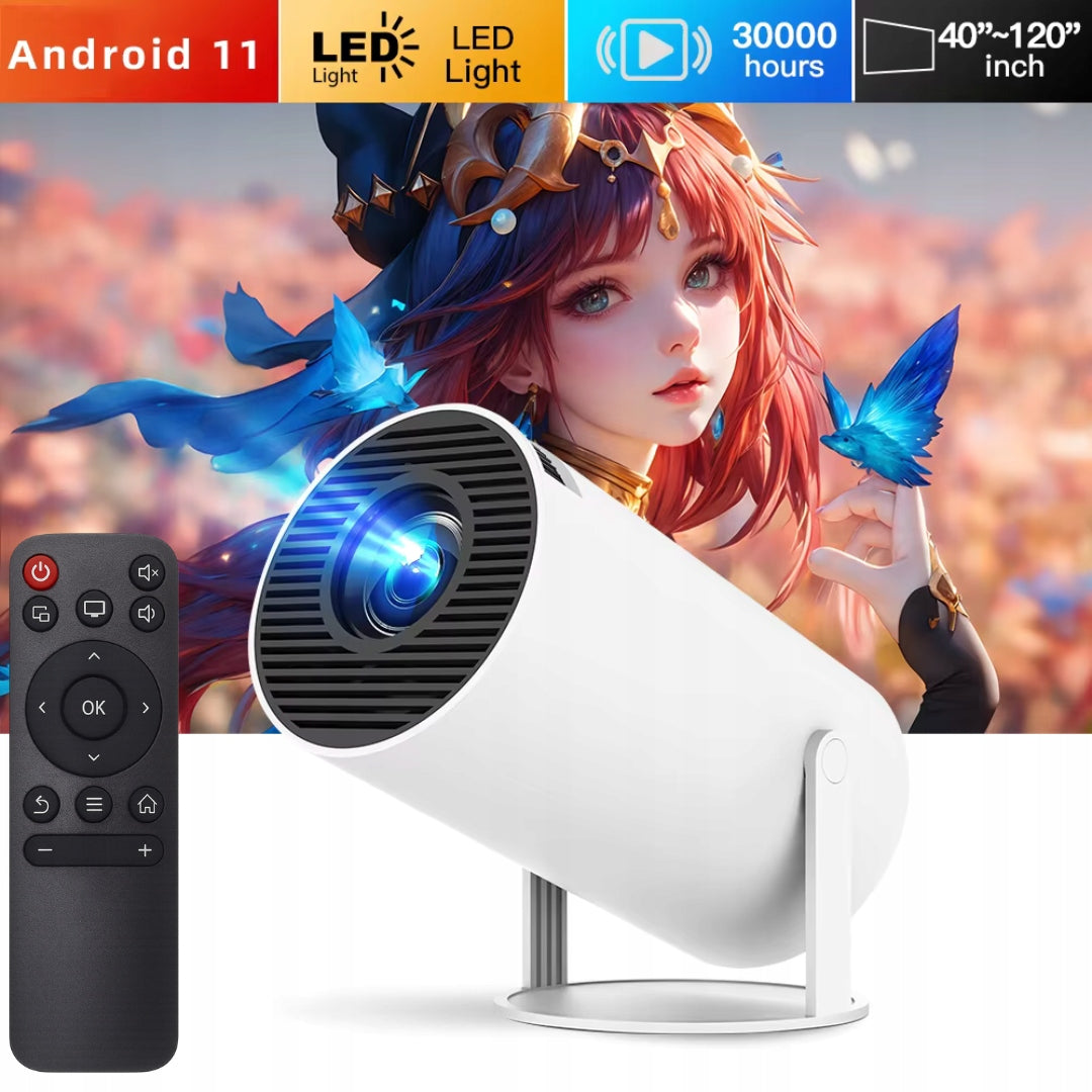 PROJECTOR MINI HY300 SMART TV ANDROID WIFI LED FULL HD HOME CINEMA