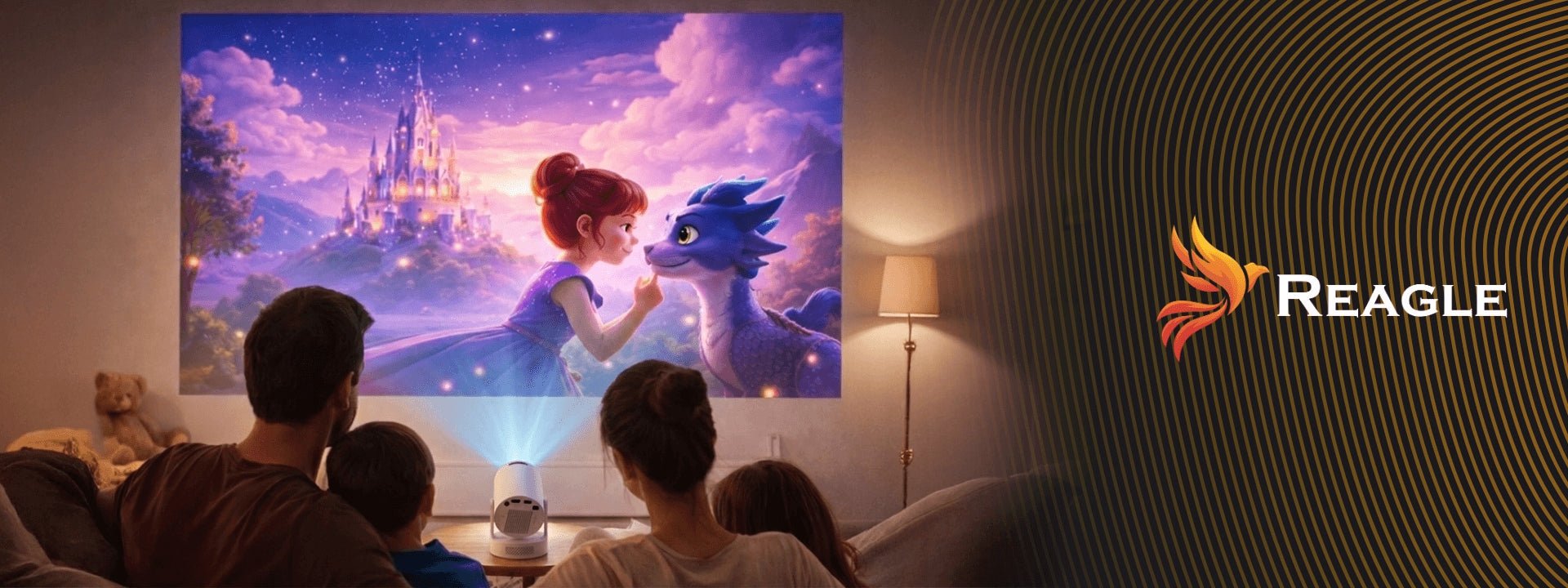 PROJECTOR MINI LED PROJECTOR ANDROID 14 PORTABLE 4K SMART TV WIFI MODEL 2026 Packaging status original