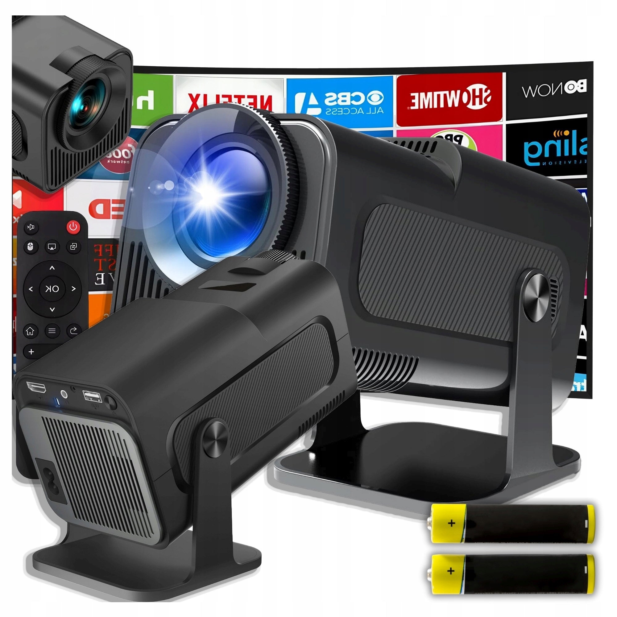 PROJECTOR MINI PORTABLE ANDROID LED WIFI HD SMART TV HY320