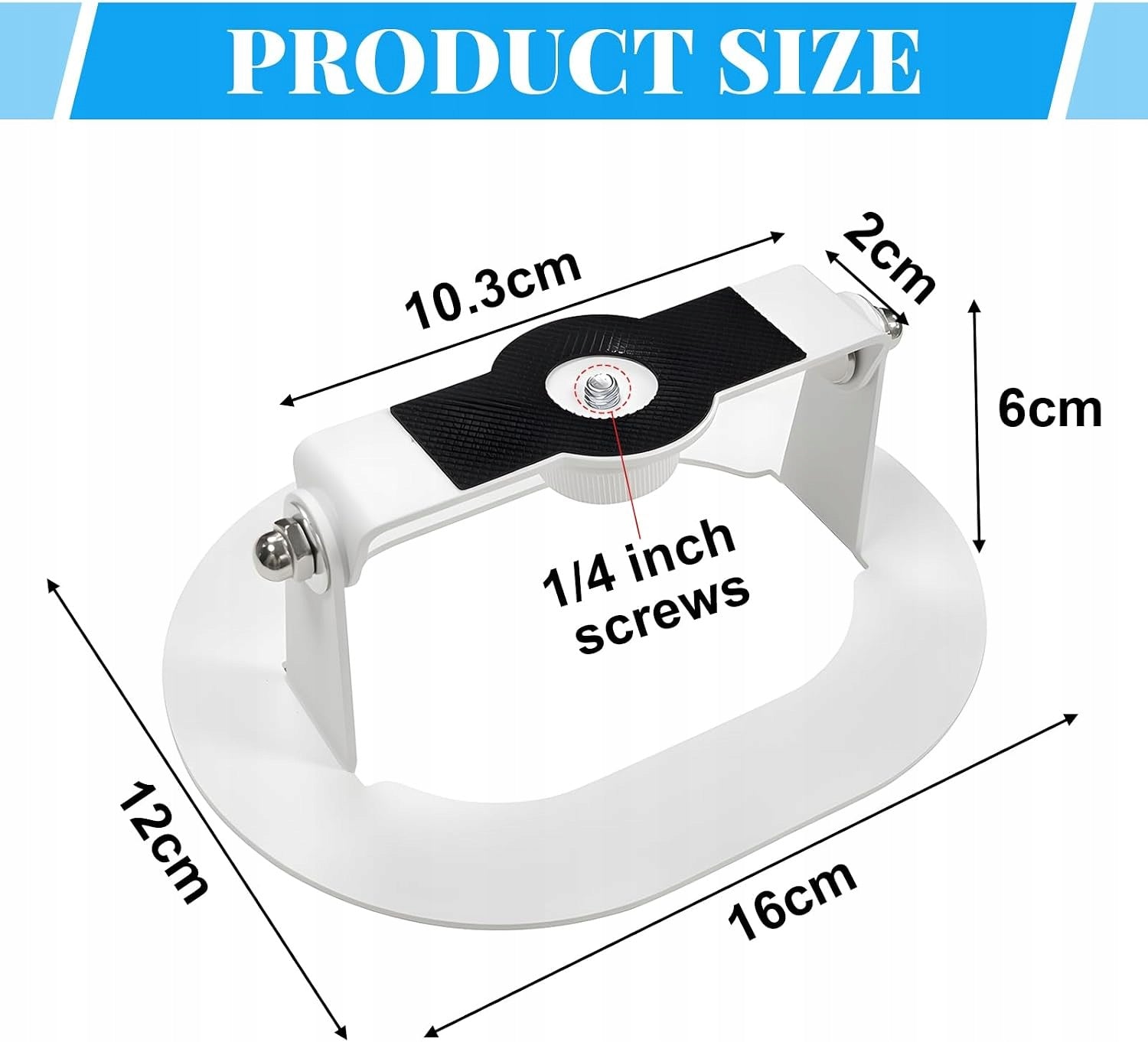 PROJECTOR MOUNT UNIVERSAL ROTARY ADJUSTABLE 1/4 IN. Manufacturer code UCHWYT PROJEKTORA STOJAK OBROTOWY UNIWER
