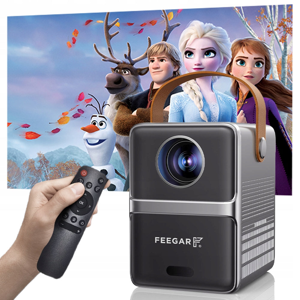 PROJECTOR Mini LED TV PROJECTOR PORTABLE Feegar SHOW WiFi 5G Bluetooth FOCUS