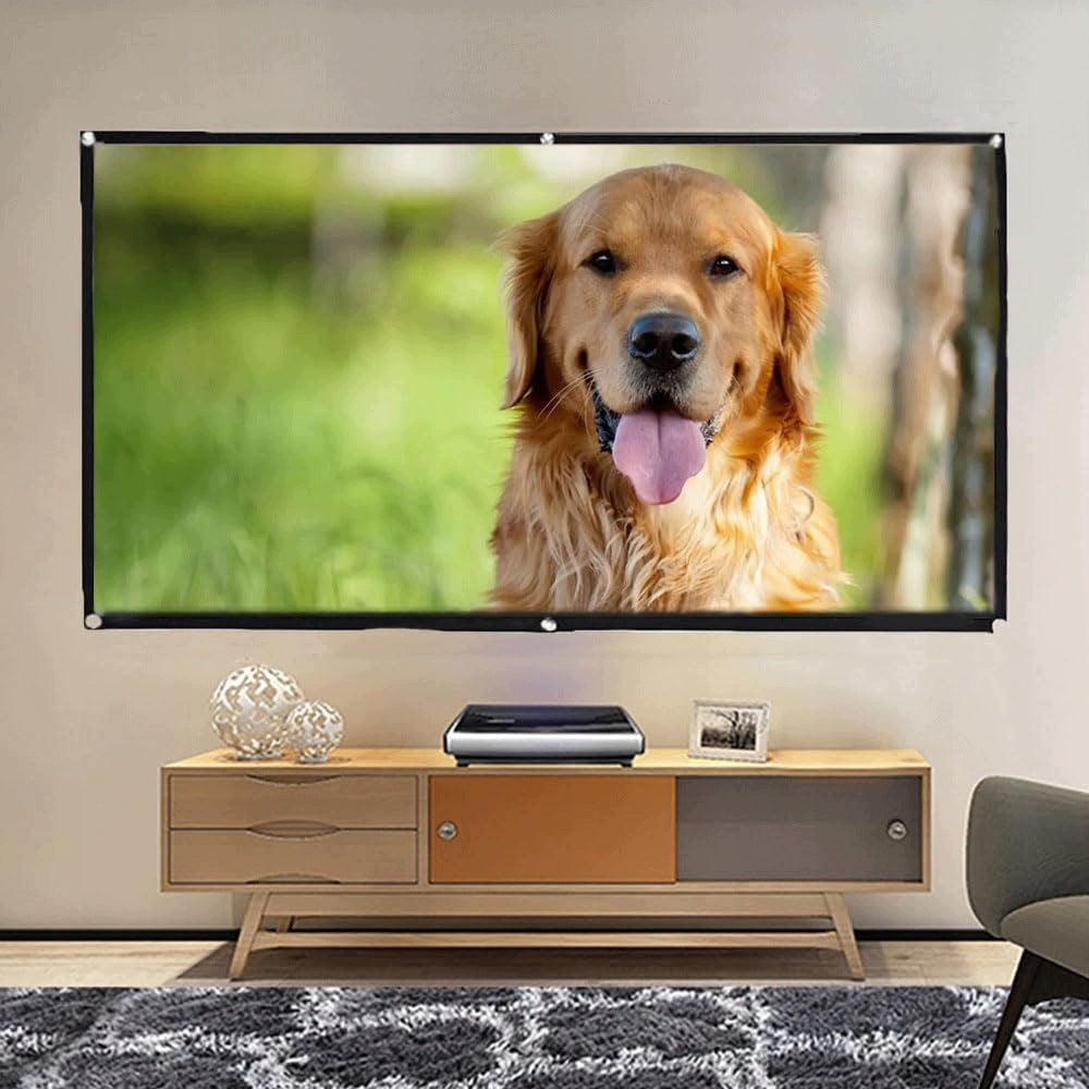 PROJECTOR PROJECTION SCREEN PORTABLE FOLDING 16:9 332X187 150 INCHES Packaging status original