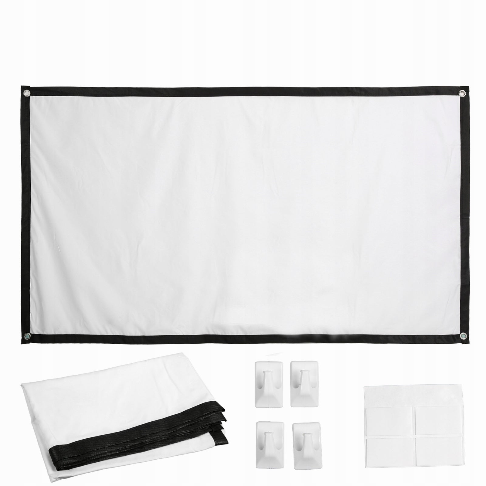 PROJECTOR PROJECTION SCREEN PORTABLE FOLDING 16:9 60 INCH