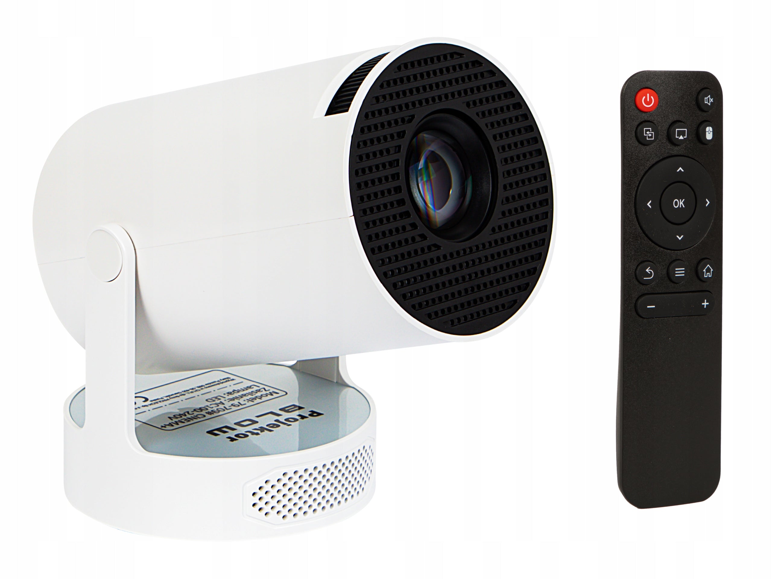 PROJECTOR ROTARY ANDROID SMART TV WIFI FULL HD SPEAKER LED HDMI Packaging status original