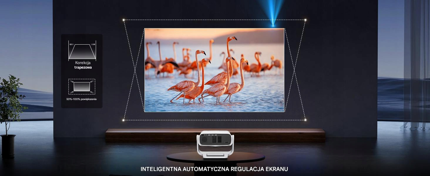 PROJECTOR SMART ZDK 2025 FULL HD 4K 680 ANSI WI-FI AUTO KEYSTONE WHITE Brand no brand
